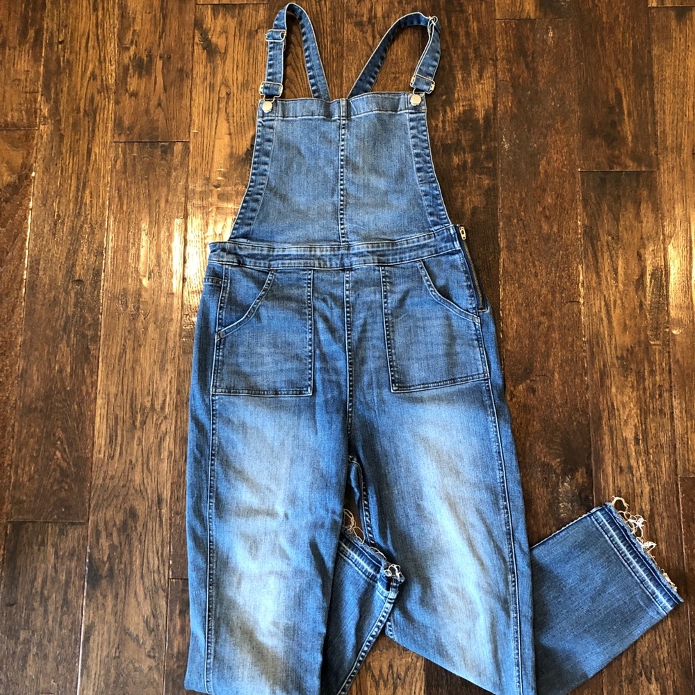 Madewell straight leg overalls